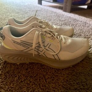 ASICS GEL-Excite Trail 2 Running Shoe - Women's Size 7, off white/grey/blue